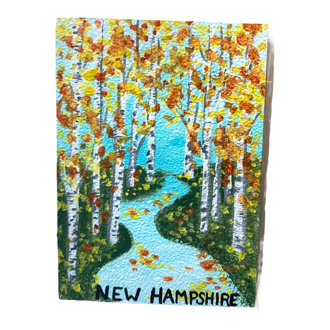 New Hampshire Birch Forest Magnet