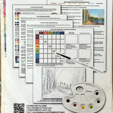 WATERCOLOR ART LESSON KIT Tower Hill