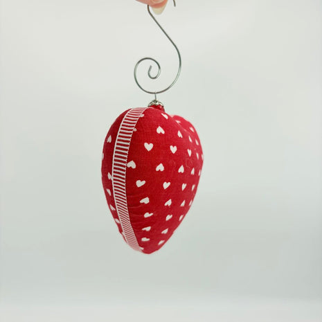 Red heart ornament