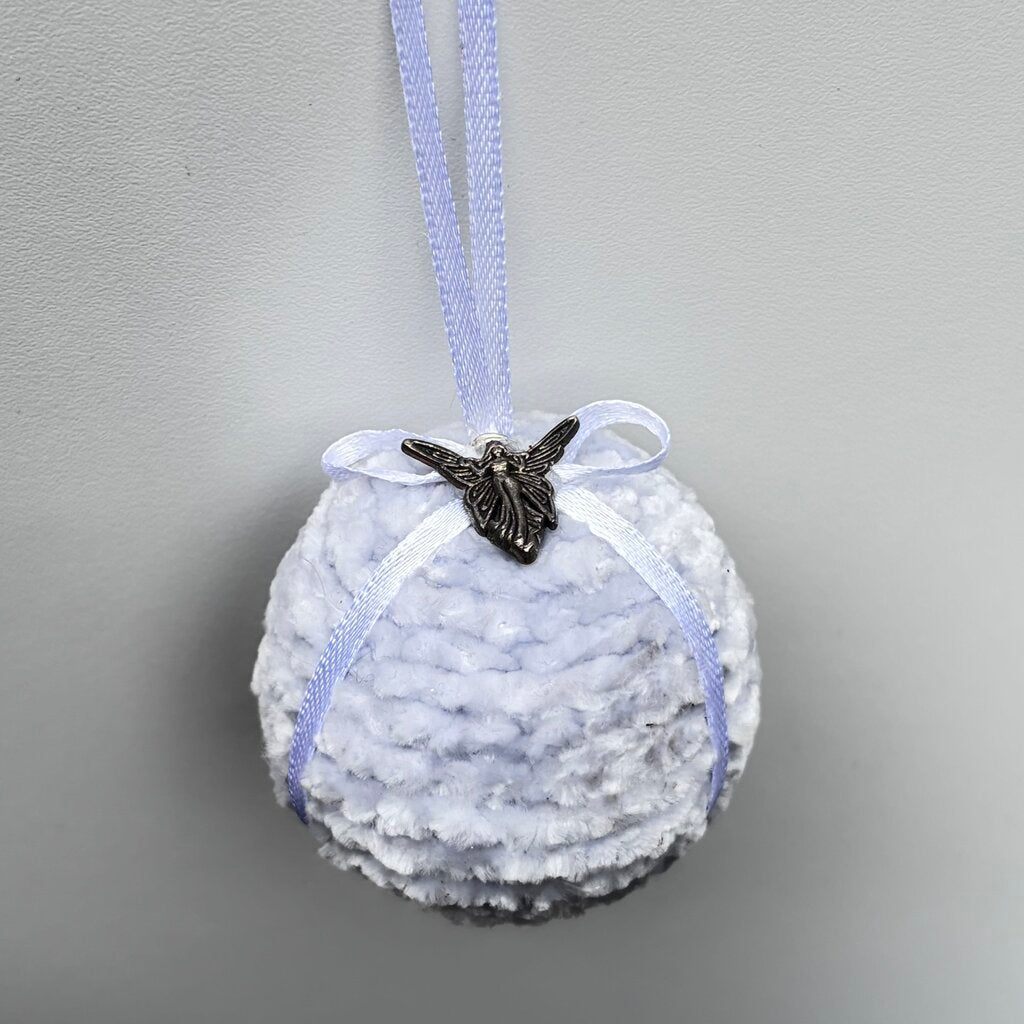 Mini Silver angel ornament