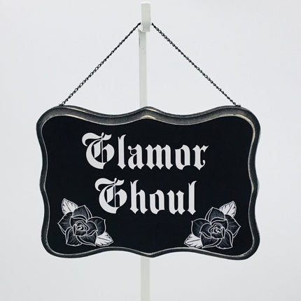 Glamor ghoul wall plaque