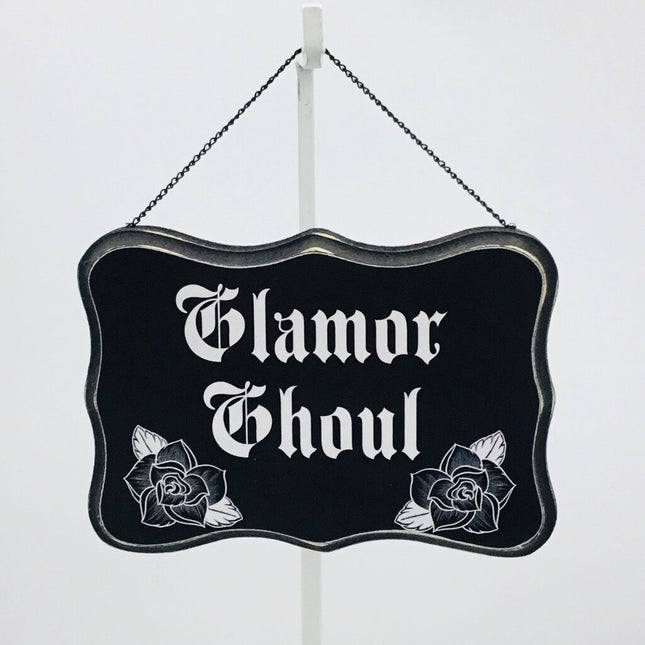 Glamor ghoul wall plaque