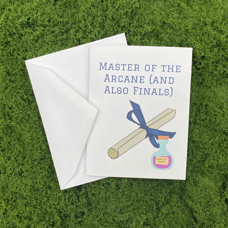 Master of the Arcane Graduation Card