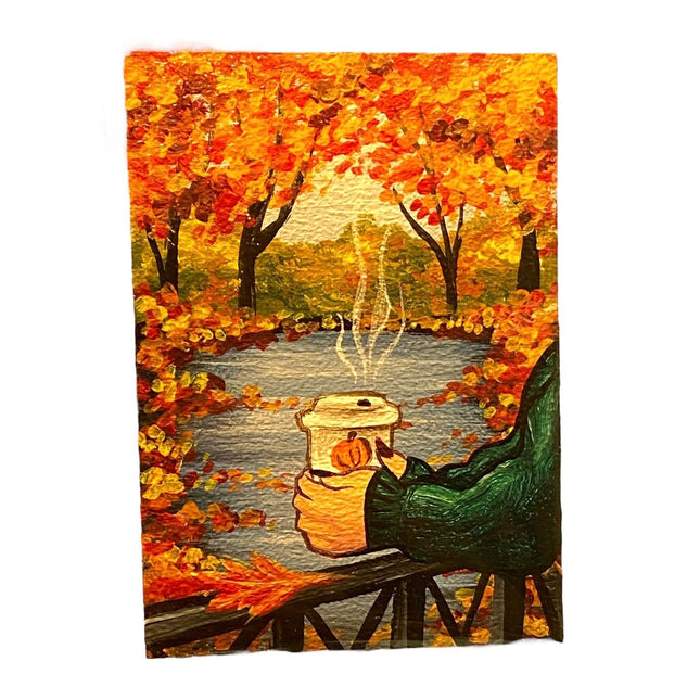 Fall River Cozy Latte Magnet