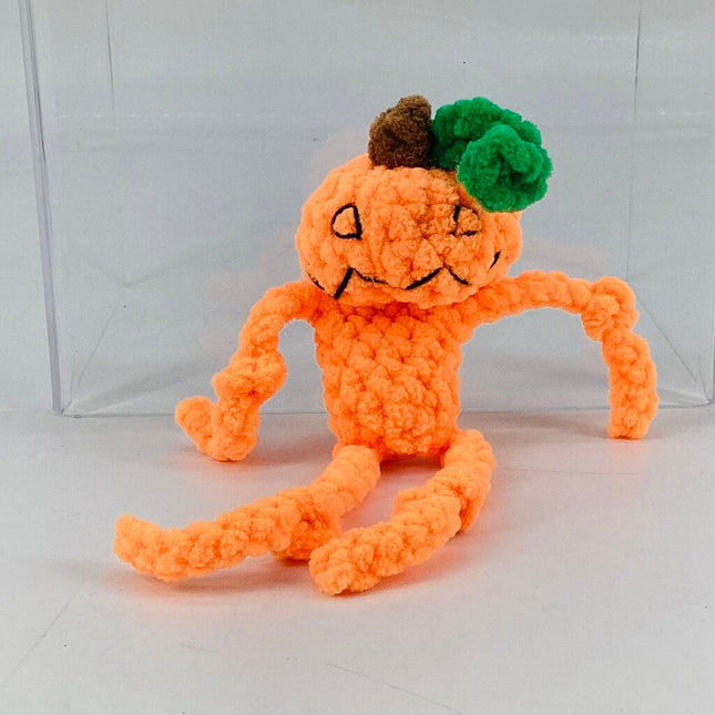 Neon Orange Jack-o'-lantern Pumpkinman