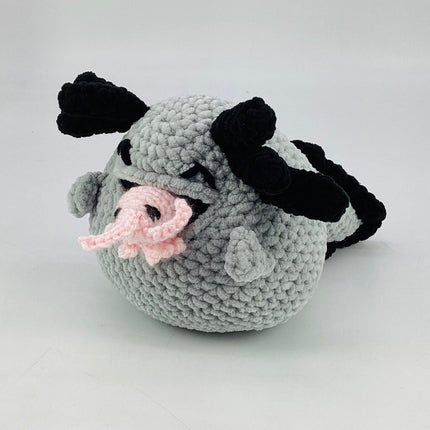 Adele the Chubby Axolotl with Shrimp