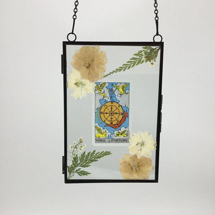 Pressed florals w/ Tarot