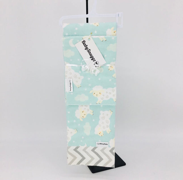 Baby Blanket with Matching Burp Cloth