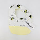 Bees on white w/yellow