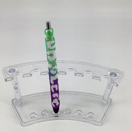 Epoxy Pen-cheetah purple pink