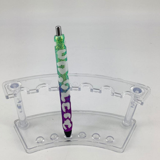 Epoxy Pen-cheetah purple pink