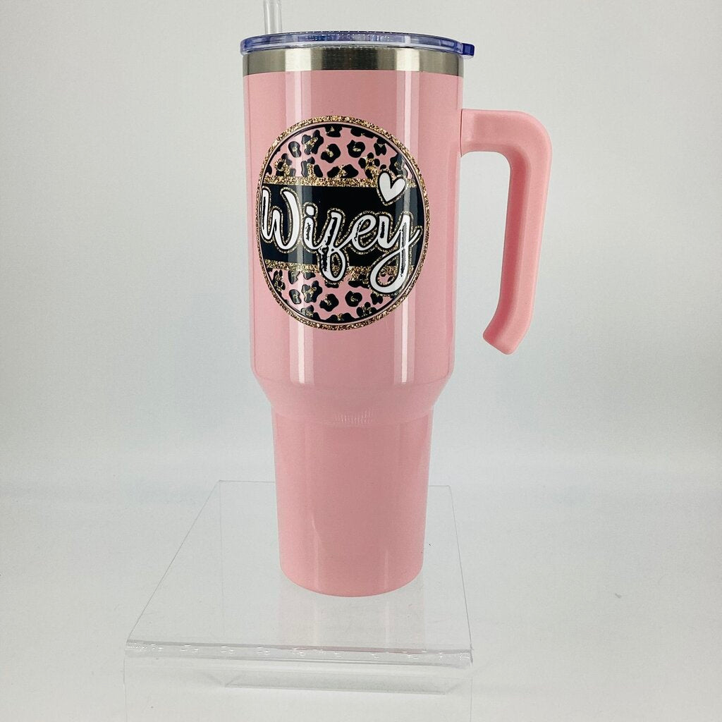 Handled Tumbler-Wifey