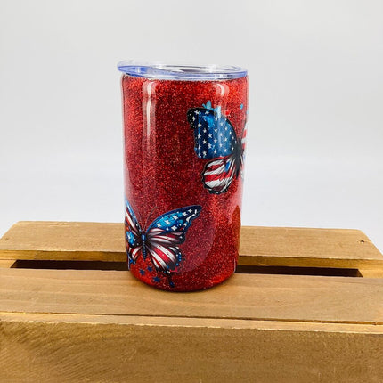 Tumbler-usa butterly