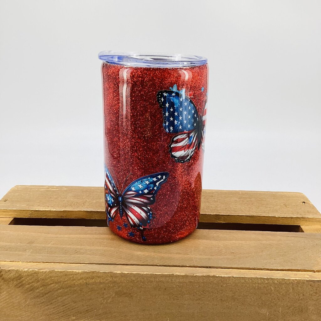Tumbler - USA Butterfly