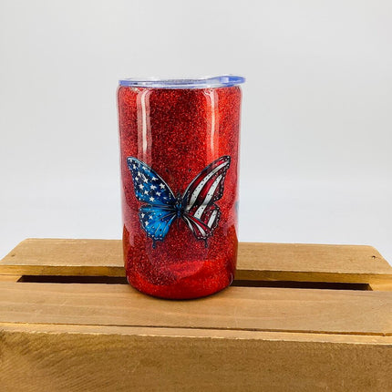 Tumbler-usa butterly
