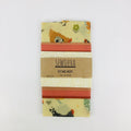Beeswax Wraps 3 Pack, Rainbow Chickens