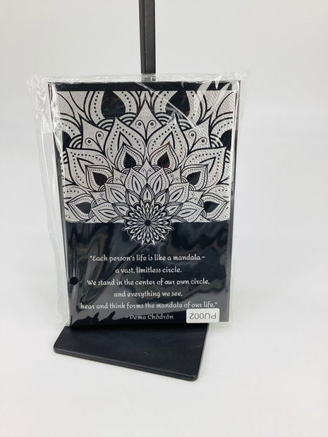 Journal Mandala Black