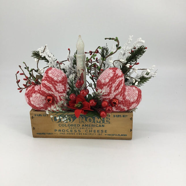 Cheesebox Christmas Red Hearts