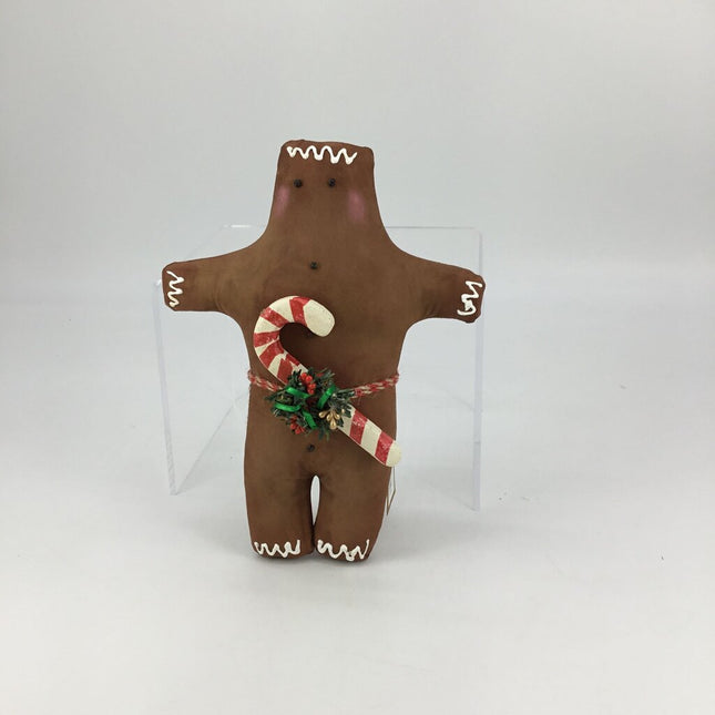 Gingerbread Man w/Candy Cane Stump Doll