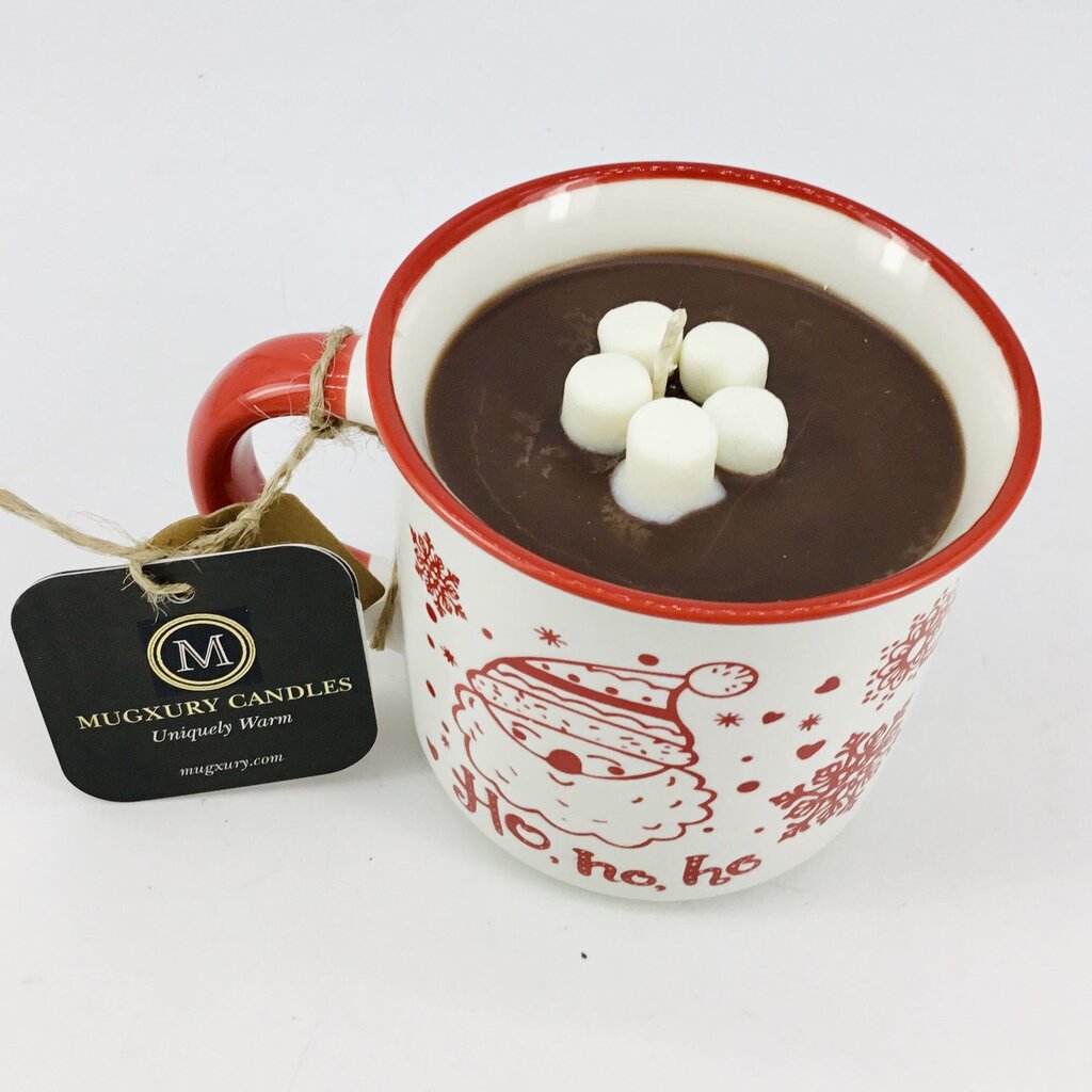 Hot Cocoa / Chocolate (Santa Hohoho Mug) - Mug Candle - 100% Soy Wax