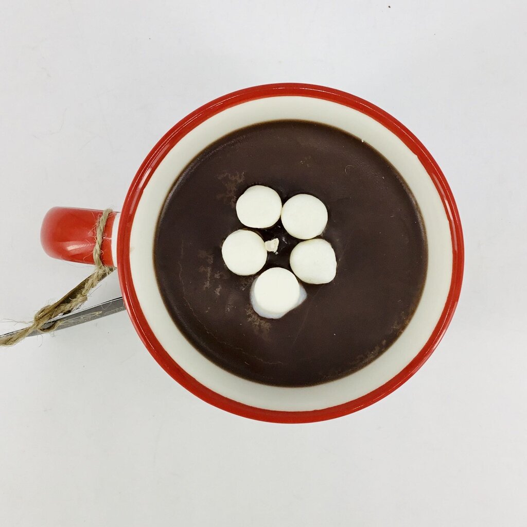 Hot Cocoa / Chocolate (Santa Hohoho Mug) - Mug Candle - 100% Soy Wax