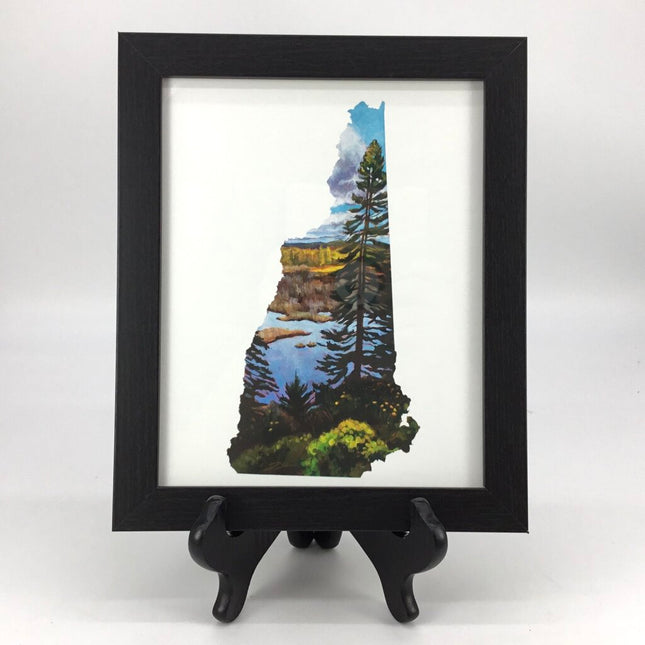 New Hampshire IV - Fall Marsh 8x10 Art Print FRAMED
