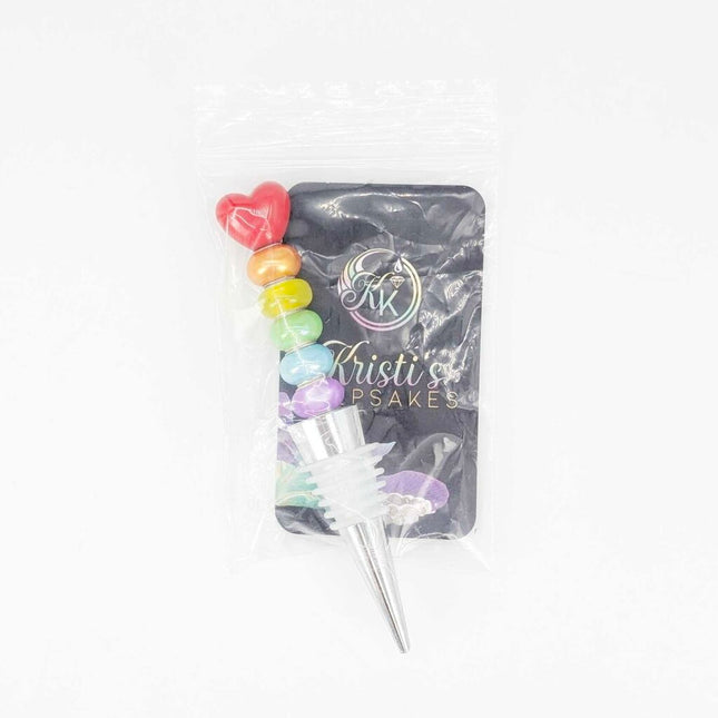 Wine stopper rainbow