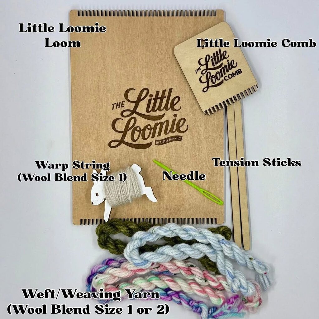 Fiber Notions - Little Mug Rug Kit - Little Loomie Loom