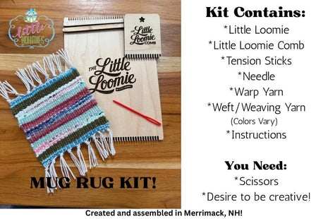Fiber Notions - Little Mug Rug Kit - Little Loomie Loom