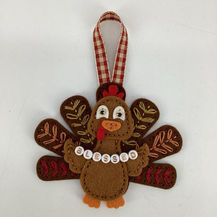 Blessed turkey ornament