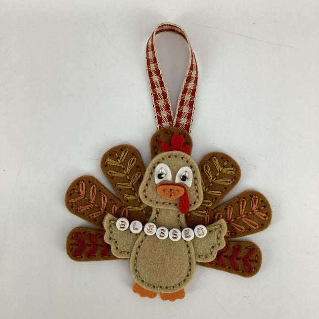 Blessed turkey ornament