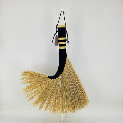 Turkey Wing Whisk Broom, navy blue, LT387