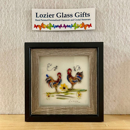 Roosters mini frame