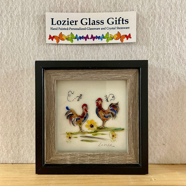 Roosters mini frame