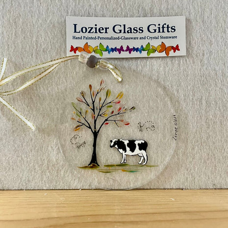 Cow acrylic disc