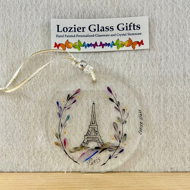 Eiffel tower acrylic disc