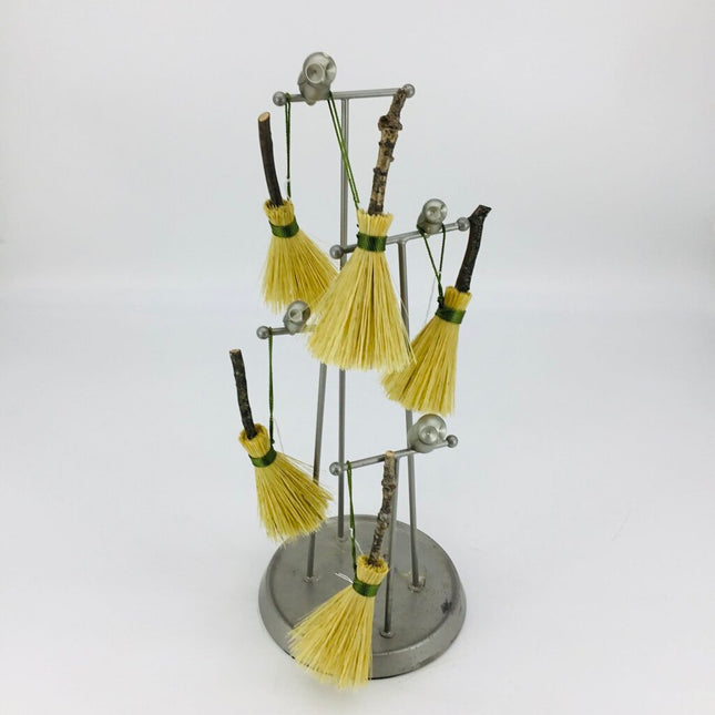 Broom Ornament, green