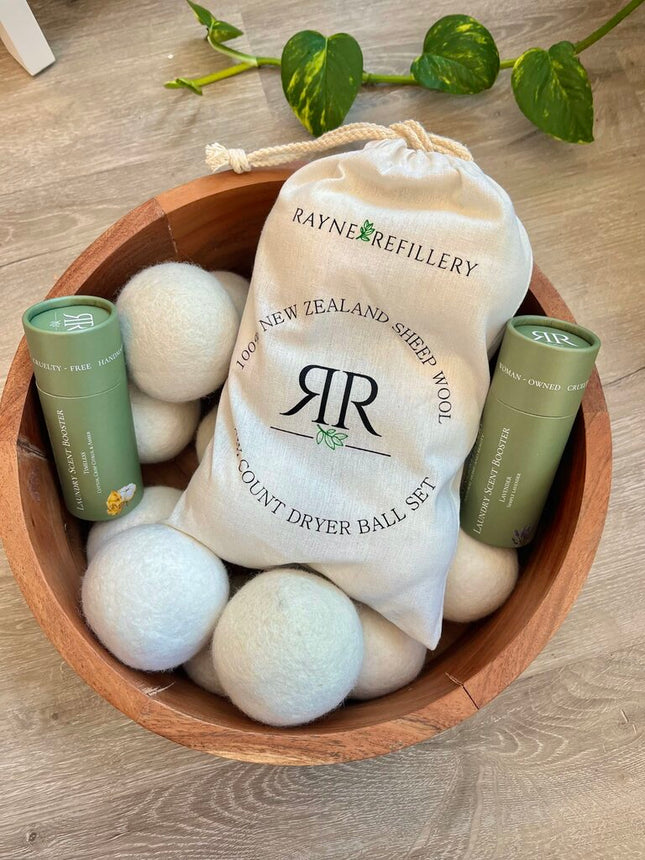 Dryer Balls - 6 Pack - !00% Wool