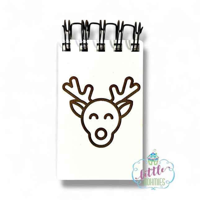 2.5x4 Notebook - Reindeer