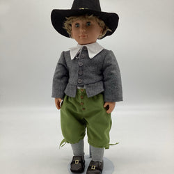 Pilgrim outfit Male Hat shoes jacket shirt breeches socks collar - view 1