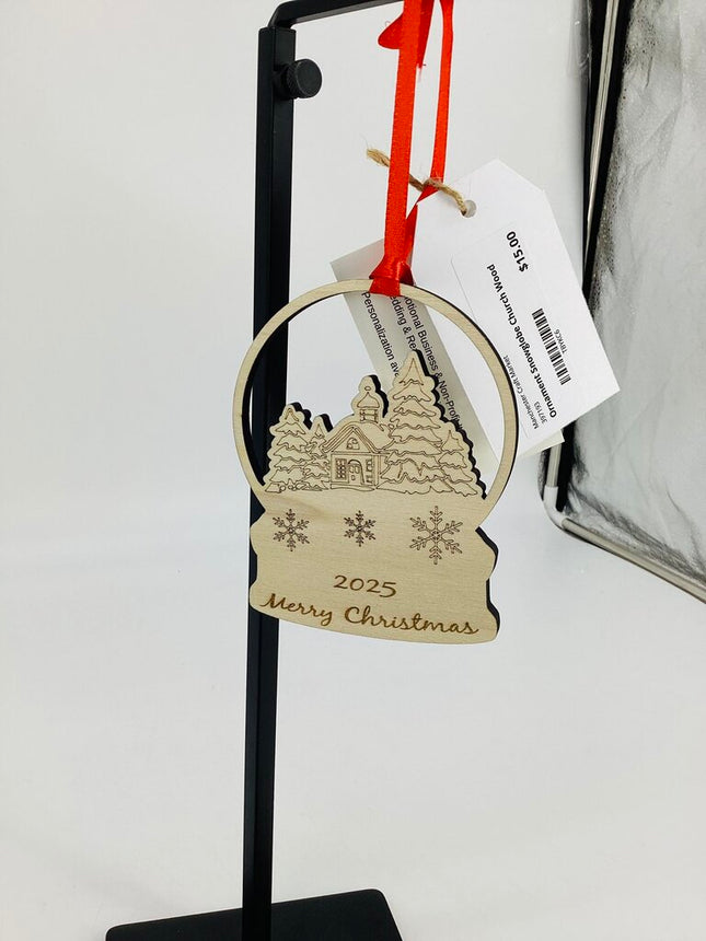 Ornament Snowglobe Church