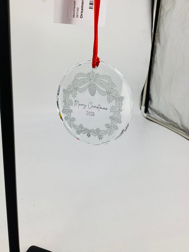 Ornament Glass Wreath