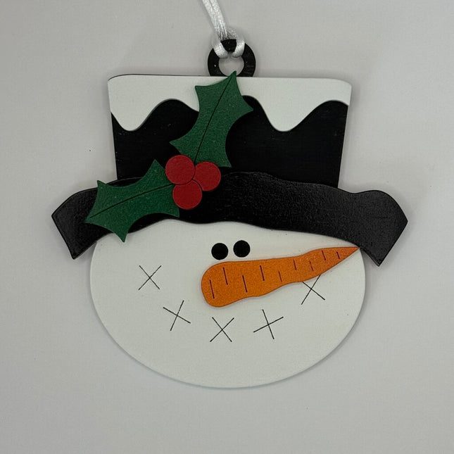 Snowman Face Ornament