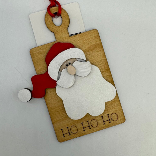Santa Cookie Board Ornament