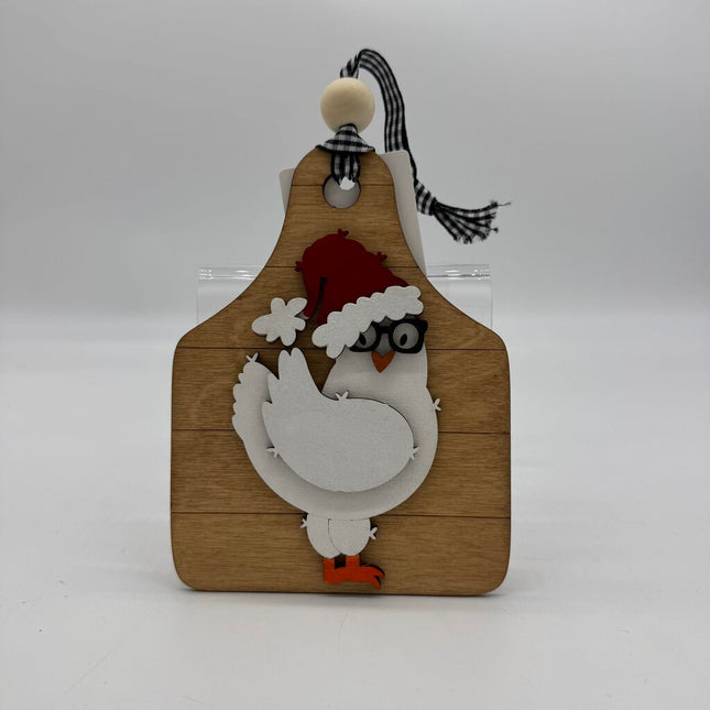 Chicken Cutting Board Ornament