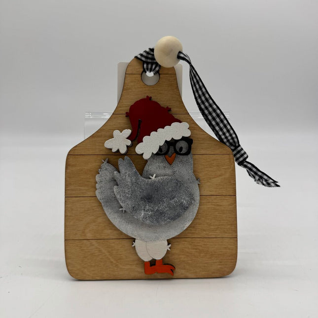 Chicken Cutting Board Ornament