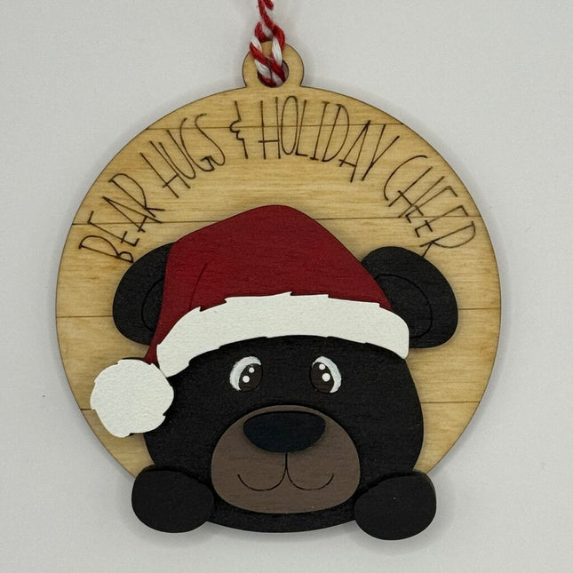 Santa Bear Ornament
