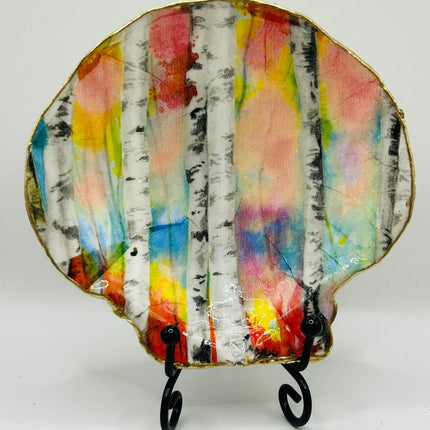 Birch Trees at Sunset Scallop (NC)