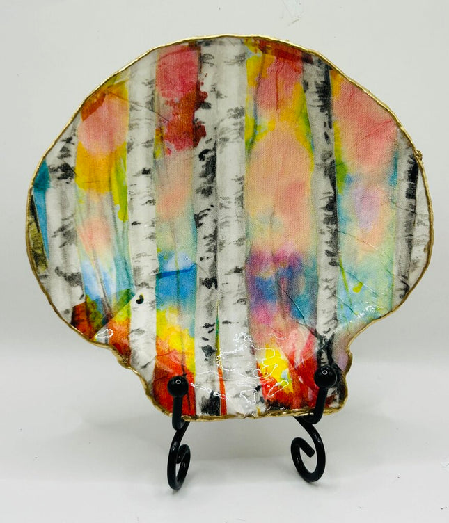 Birch Trees at Sunset Scallop (NC)