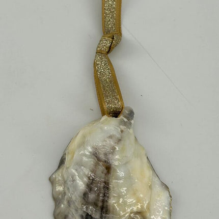 Natural Oyster Ornament with Pearl (Kittery, ME)